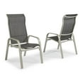 thumbnail image 1 of Homestyles Captiva Paire de Chaises d'Extérieur en Aluminium, Gris, 1 of 6
