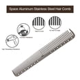 thumbnail image 3 of Professional Hair Comb, Anti- Static Hairdressing Comb, Space Aluminum Stainless Steel Beauty Comb, 3 of 8