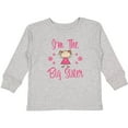 thumbnail image 3 of Inktastic The Big Sister Girls Long Sleeve Toddler T-Shirt, 3 of 5