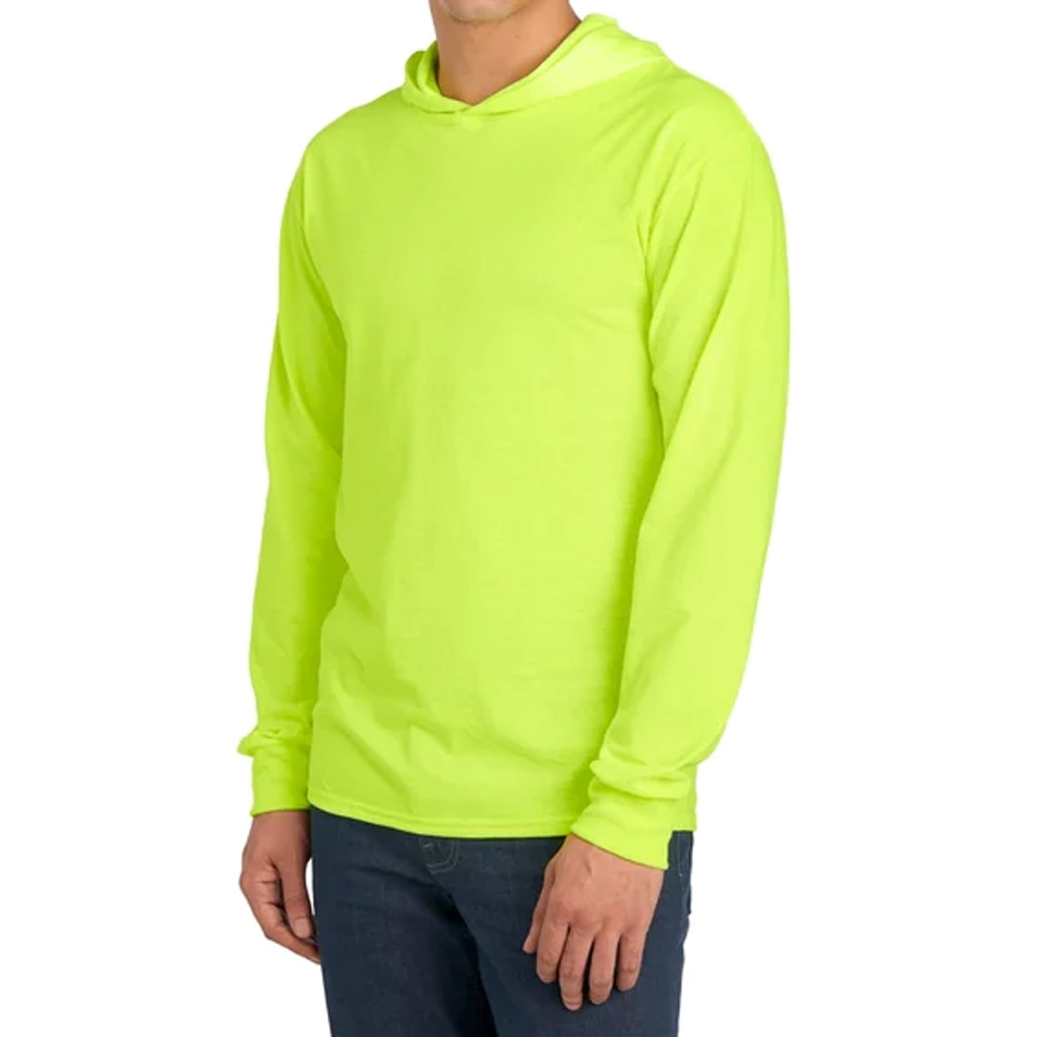 2 Pack-Hi Vis Green Workwear Hoodies, High Visibility