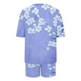 thumbnail image 5 of Pj Sets for Women Sale Floral Pajamas for Women Set Short Sleeve Cotton Pajamas Sets Comfy 2 Piece Sets Soft Printed Pajamas, 5 of 6