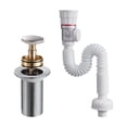 thumbnail image 3 of Lierteer Wash basin drain pipe deodorizing wash basin basin basin sink drain pipe S-white, 3 of 7