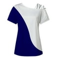 thumbnail image 4 of Mittory Off The Shoulder Tops for Women Trendy Sexy Short Sleeve Shirts Sexy Ladies Blouses Summer Clothes, 4 of 5