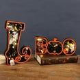 thumbnail image 4 of Escultura de decoración de madera de Halloween Strade Fareast Limited Figura de Halloween Forma BOO, 4 of 8