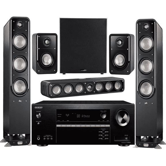 Onkyo 4K Ultra HD 5.2 Home Theater Systems, Black
