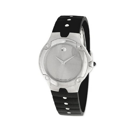 Movado Mens Black Rubber Sport Edition