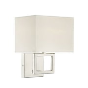 Trade Winds Lighting TW021764PN 1-Light Transitional Wall Sconce Light, 100 Watts, in Polished Nickel