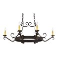 thumbnail image 4 of Meyda Tiffany 157894 Hand Forged 6 Light 29" Wide Taper Candle Style Chandelier - Custom, 4 of 5