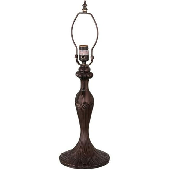 Meyda Tiffany 156680 Fleur Table Lamp Base, 14"H