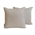 thumbnail image 1 of Funda de almohada lumbar decorativa HomeCentric, gris claro, paquete de 2, 35 x 60 cm (14" x 24"), funda de almohada rectangular lisa y lisa de seda artística, estilo moderno liso - Lujo gris claro, 1 of 5