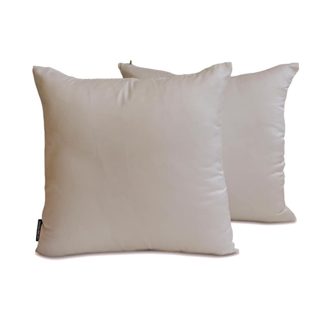 Funda de almohada lumbar decorativa HomeCentric, gris claro, paquete de 2, 35 x 60 cm (14" x 24"), funda de almohada rectangular lisa y lisa de seda artística, estilo moderno liso - Lujo gris claro