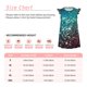 thumbnail image 3 of Fotbe Colorful Rainbow Glitter Vestido de Dormir para Niñas de 3 a 10 Años, Mangas Cortas, Estilo Princesa, Pijama Camisón con Mangas Voladas-XX-Large, 3 of 6