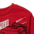 thumbnail image 4 of Disney Pixar Cars Lightning McQueen Toddler Boys Fleece Sweatshirt Toddler to Little Kid, 4 of 5