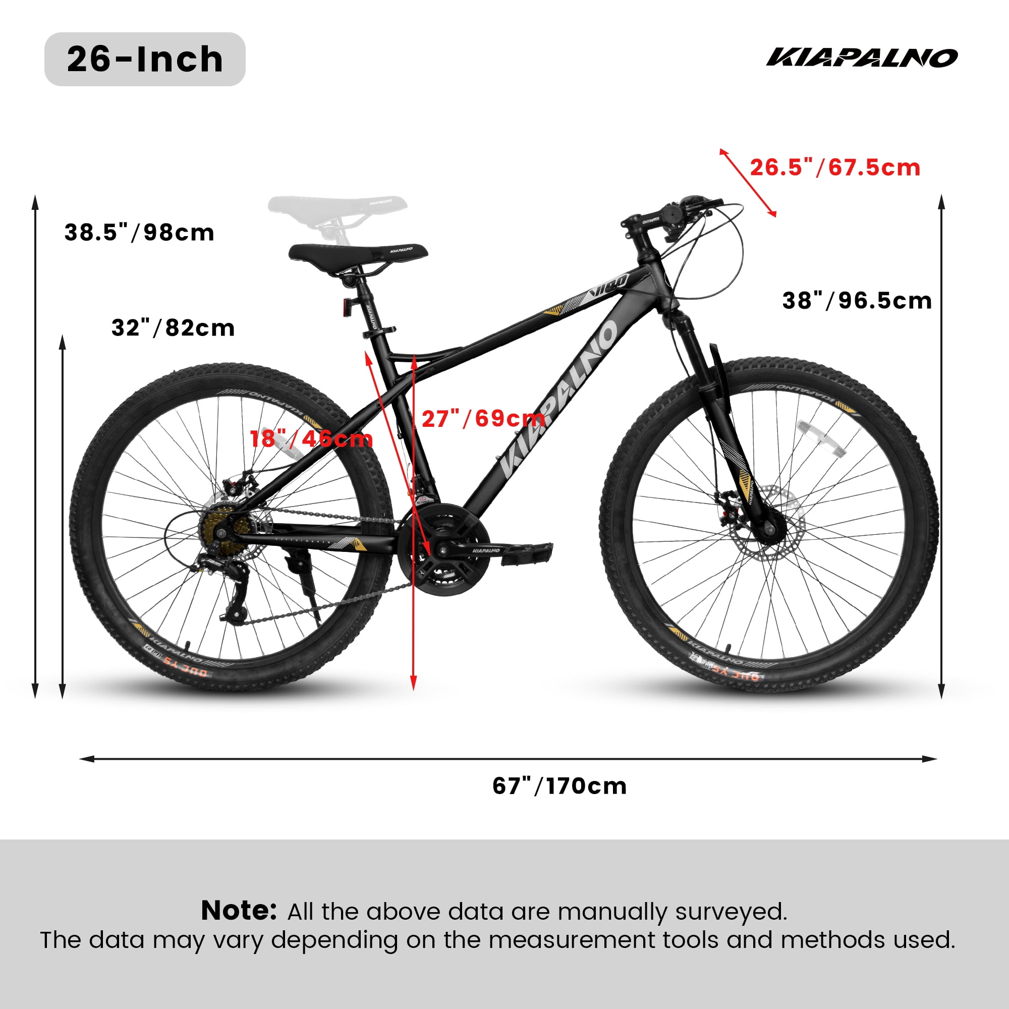 TheEshow 26 Inch Mountain Bike