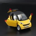 thumbnail image 6 of 1:32 Model Car Metal Diecast Toy Vehicle Kids Sound Light Gift For Smart ForTwo Accessories, 6 of 6