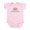 Petal Pink, variant on CafePress - Adorable Bulldog Infant Bodysuit - Baby Light Bodysuit, Size Newborn - 24 Months