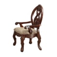 thumbnail image 2 of ACME Rovledo Arm Chair - Fabric & Cherry - Set of 2, 2 of 2
