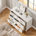 thumbnail image 3 of 6 Drawer White Dresser, Anti-Tip Chest of Drawers with Metal Handles, Multi-Purpose Storage Cabinet for Bedroom, Living Room, Nursery, Hallway, 3 of 7