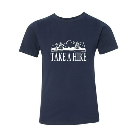 Take A Hike Hiking Camping Youth Short Sleeve (Best Items To Take Camping)