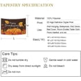 thumbnail image 4 of GZHJMY Tapestry Wall Hanging Thanksgiving Autumn Leaves Pumpkin Tapestry Decorative Tapestries Wall&nbsp;Blanket&nbsp;Bedding Tapestry for Bedroom Living Room Dorm 90"x60" Gift Decor, 4 of 7