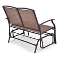 thumbnail image 6 of Outdoor Glider Loveseat Chair for Backyard Garden Rocking Seating Patio with Powder Coated Steel Frame, 6 of 6