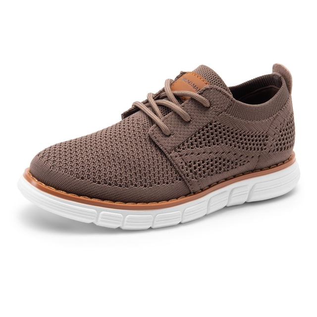 Zapatillas Oxford Bruno Marc para Niños Marrón Livianas Talla 13