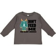 thumbnail image 3 of Inktastic Dont Feed Me with Monster Boys or Girls Long Sleeve Toddler T-Shirt, 3 of 5
