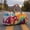 K, variant on Hippie Van Quilted Duffle Bag, 16"x8"x8" Vintage Boho Canvas Weekender for Women, Colorful Psychedelic Travel Carry-On, Retro Bus Theme Gym Bag with Adjustable Strap(O, 16"x8"x8")
