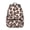 Pink and Beige, variant on Pink and White Leopard Print Backpack for School, Cute School Bag with Adjustable Shoulder Straps and Padded Back, 15.3"x11"x7.1"