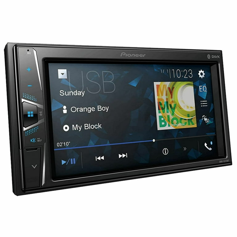 Pioneer DMH-100BT Double Din 6.2  Touchscreen Bluetooth Car Stereo  Android & iOS Compatible (New)