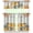 Happy Fall 5, variant on Fall Kitchen Curtains, Thanksgiving Fall Window Curtains Tier and Valance Set Fall Decorations for Home, Autumn Kitchen Valances Rod Pocket Fall Decor, 54" x 18" Valance, 27" x 36" Tier, 3 Panel Set