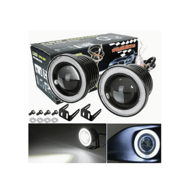 2PCS 3.5Inch Motorcycle Headlight Fog Light 30W Led COB Front Headlight Universal for Motorcycles Trucks ATVs