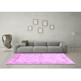 thumbnail image 3 of Ahgly Company Indoor Square Oriental Purple Modern Area Rugs, 4' Square, 3 of 4