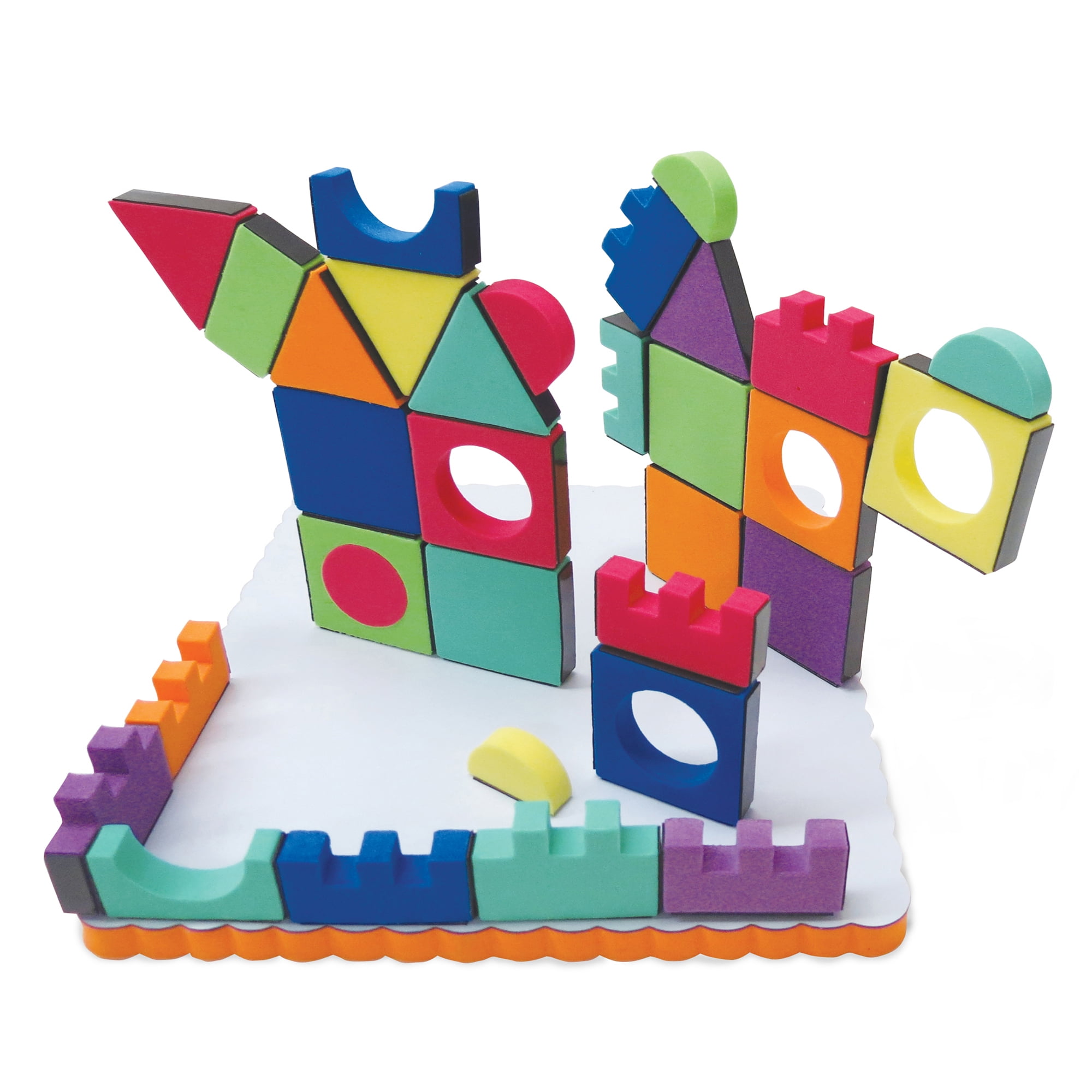 Edushape® Magic Shapes with Board, 54 Pieces