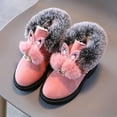 thumbnail image 5 of Miluxas Girls Snow Boots Warm Winter Fleece Lined Anti Slip Short Boots (Infant/Toddler/Little Kid) Pink 11.5(28), 5 of 9