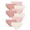 3 Destry Rose/3 Red Pink/3 Ivory, variant on Livona Seamless Ribbed Training Panties for Teens - Soft, Breathable Sports Style for All-Day Comfort & No Sweaty Discomfort