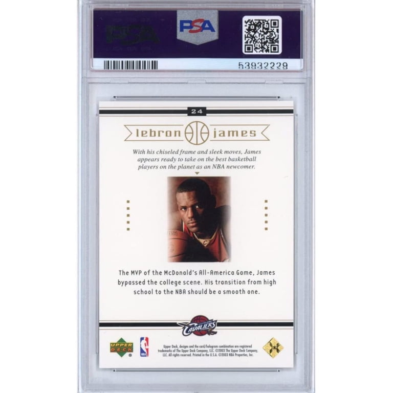 lebron james rookie card graded 10 2003-04 Upper Deck UD #19 Phenomenal Beginning RC Basketball PSA Gem Mint : Collectibles & Fine Art Card Details Lebron James Psa 10 Card
