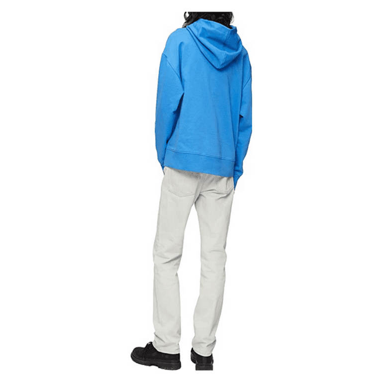 Calvin Palace Hoodie, 2XL French Blue, Logo Terry Men\'s Fit Klein Relaxed