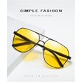 thumbnail image 2 of Polarized Men's Sunglasses Aluminum Magnesium Alloy Large Frame Sunglasses (Color : A, Size : Medium), 2 of 4