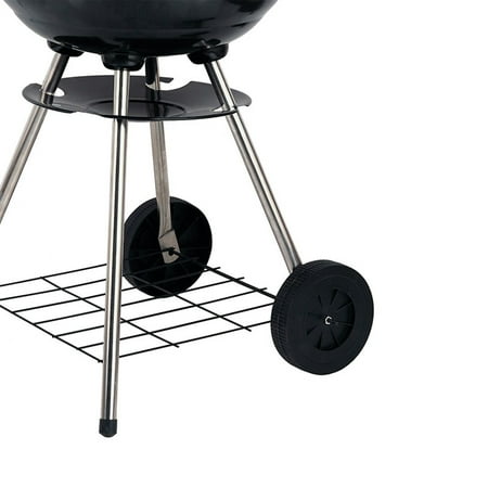 Brentwood Appliances - 17 Inch Portable Charcoal BBQ Grill - Red