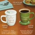 thumbnail image 2 of INSPIRING WOMAN 1st Thessalonians Verse 14 oz. Ceramic Mug And Coaster Set QGM21229, 2 of 3