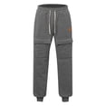 thumbnail image 6 of Men's Track Pants - Comfortable Breathable Sweatpants with Pockets and Elastic Waistband for Home & Lounge, 6 of 7