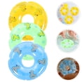 thumbnail image 3 of 10 Uds. De muñecas, anillo de natación, Mini anillos de natación, juguetes inflables, juguetes para Baby Shower, patrón de Color aleatorio, 3 of 7