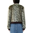 thumbnail image 2 of Unreal Fur womens  Foliage Jacket, xs, Green, 2 of 3