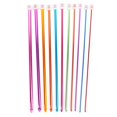 thumbnail image 1 of 11 Pcs Multicolor Alumina Crochet Hooks Knitting Needles Craft Yarn 0.08-0.30in, 1 of 3