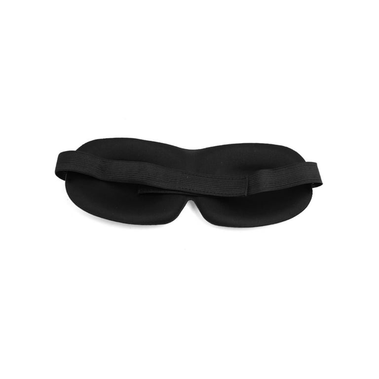 Aja omfattende Stevenson Travel 3D Eye Sleep Mask Padded Shade Cover Rest Relax Sleeping Blindfold  Black - Walmart.com