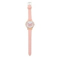 thumbnail image 1 of 1Pc Fashion Imitation Leather Watch Creative Alloy Watch Chic Quartz Watch, 1 of 7