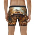 thumbnail image 2 of Men's Boxer Briefs, Halloween Cute Pumpkin (2) Soft and Breathable Mens Underwear Boxer Briefs With Widen Waist, 2 of 5