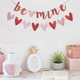thumbnail image 4 of XunW Valentine Party Supplies Wedding Decoration Valentine'S Day Decorations 3Set Romantic Red Heart Letters Balloons Banners, 4 of 8