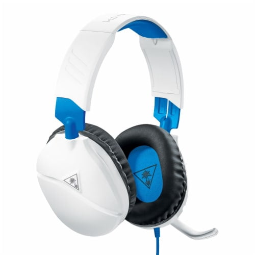 Turtle Beach Recon 70 Wired Gaming Headset for PlayStation 4/5, White/Blue (Good)
